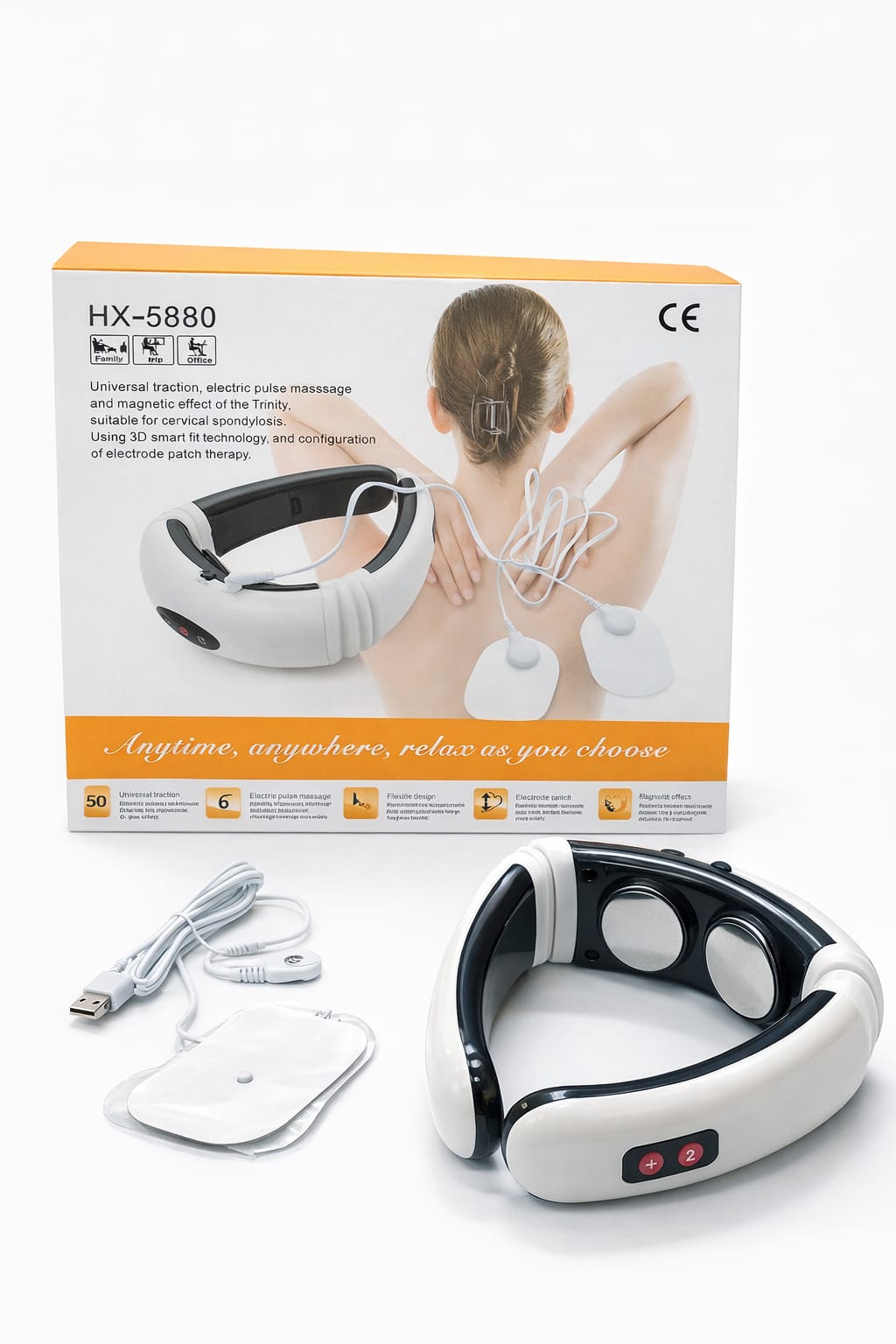 Body Massager 8 Head,Elektrisches Body-Massagegerät mit 8 Massageköpfen